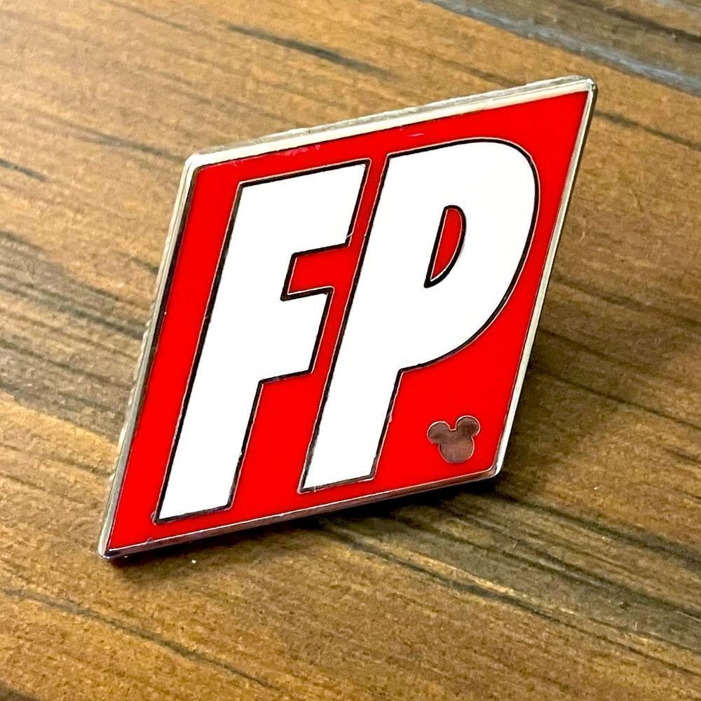 Disney FastPass Hidden Mickey Pin - Vintage 2008 Map Icons Series - FP
